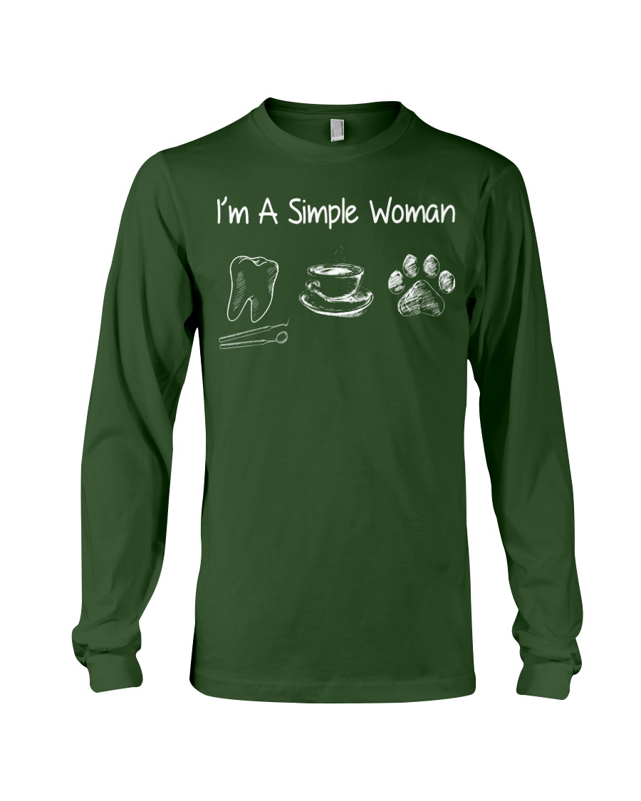 I'm a simple woman Long Sleeve Tee