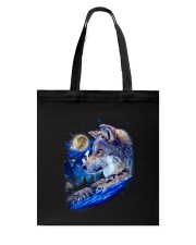 Alpha Wolf and Moon Tote Bag thumbnail