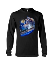 Alpha Wolf and Moon Long Sleeve Tee thumbnail