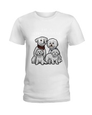 Bichon Frise Camp Mau White Ladies T-Shirt thumbnail