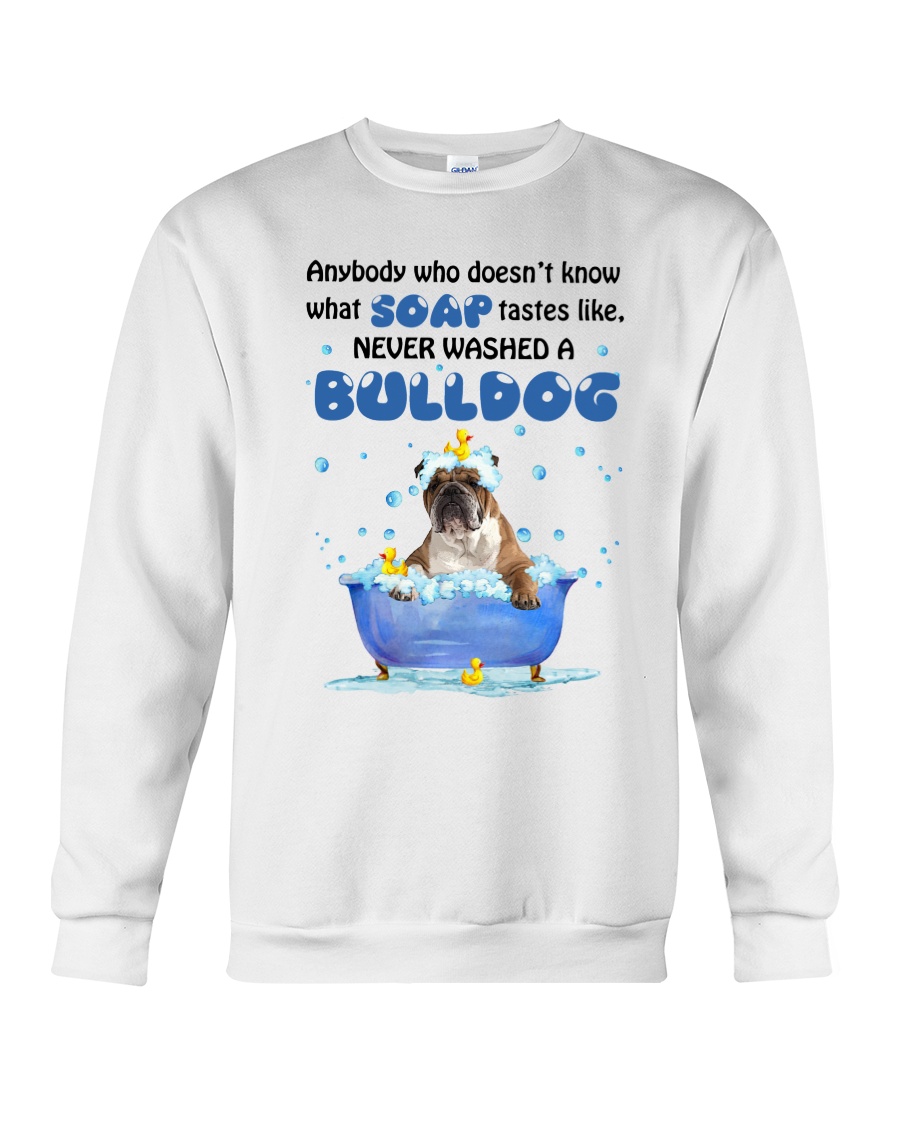 Bulldog and Soap Crewneck Sweatshirt