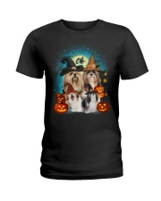 Lhasa Apso Halloween Ladies T-Shirt thumbnail