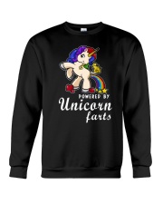 Unicorn Powered Crewneck Sweatshirt thumbnail