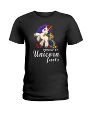 Unicorn Powered Ladies T-Shirt thumbnail