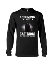 Black Cat Mom Long Sleeve Tee thumbnail