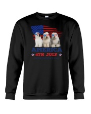 Old English Sheepdog America Crewneck Sweatshirt thumbnail