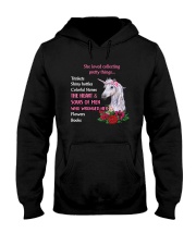 Unicorn - She loved collecting pretty things Hooded Sweatshirt thumbnail