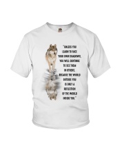 Wolf - The Wold Inside You Youth T-Shirt thumbnail