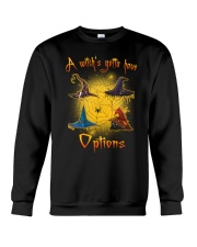 Black cat - Options of a witch Crewneck Sweatshirt front