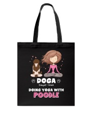 DOGS - POODLE - DOGA Tote Bag thumbnail