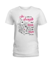 Cat - Strength Dignity Ladies T-Shirt front