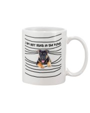 German Shepherd In The Blinds Mug front