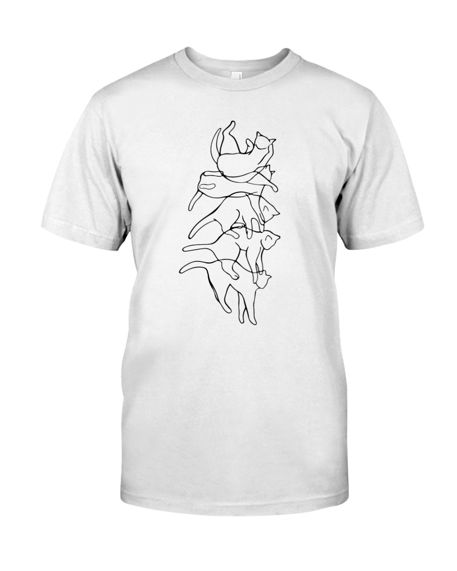 Cat Drawing Classic T-Shirt