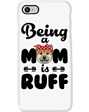 Shiba Inu Being a mom is ruff Phone Case thumbnail