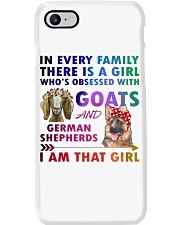 German Shepherd And Goat Phone Case thumbnail