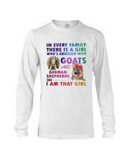 German Shepherd And Goat Long Sleeve Tee thumbnail