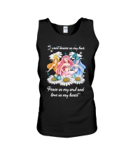 Mermaid Daisy Peace Love T5TE Unisex Tank thumbnail