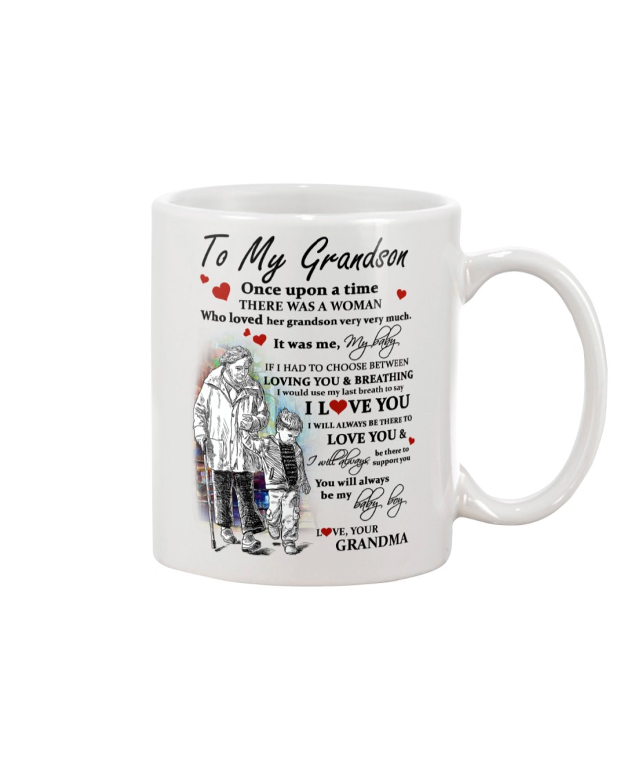 Family Grandson Once Upon Mug