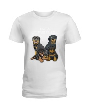 Rottweiler Camp Mau White Ladies T-Shirt thumbnail