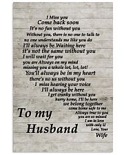 Family To My Husband I Miss You 11x17 Poster front