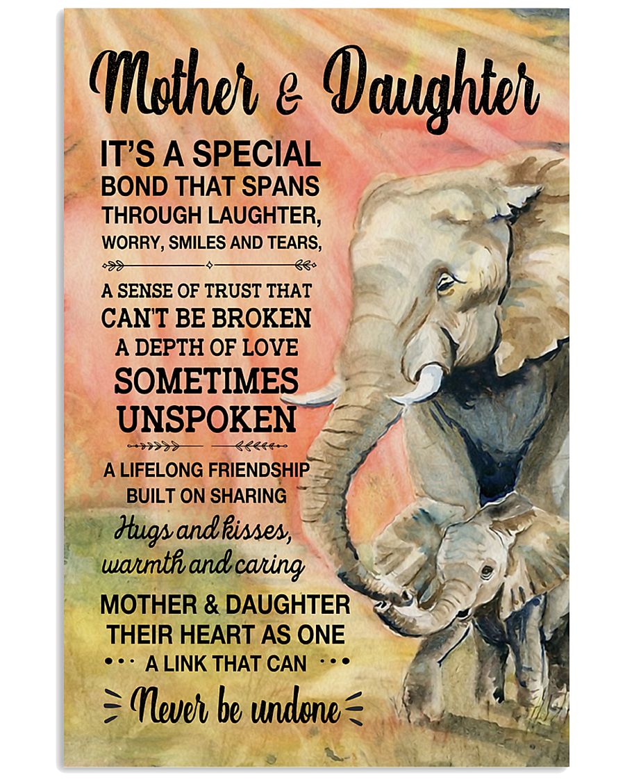 Elephant - Mother and Daughter is Special 11x17 Poster