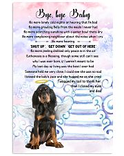Bye baby - Black and Tan Coonhound 11x17 Poster front