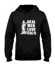Real Men Love Cats G5930 Hooded Sweatshirt front