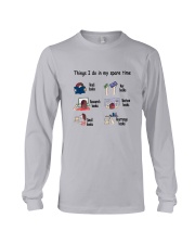 Book - Reading Spare Time Long Sleeve Tee thumbnail