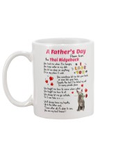 Thai Ridgeback Poem Mug back