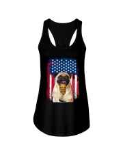 Pug - World's best dad Ladies Flowy Tank thumbnail