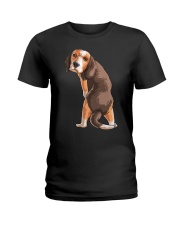 Beagle Funny Pet Lover Dog L Ladies T-Shirt thumbnail