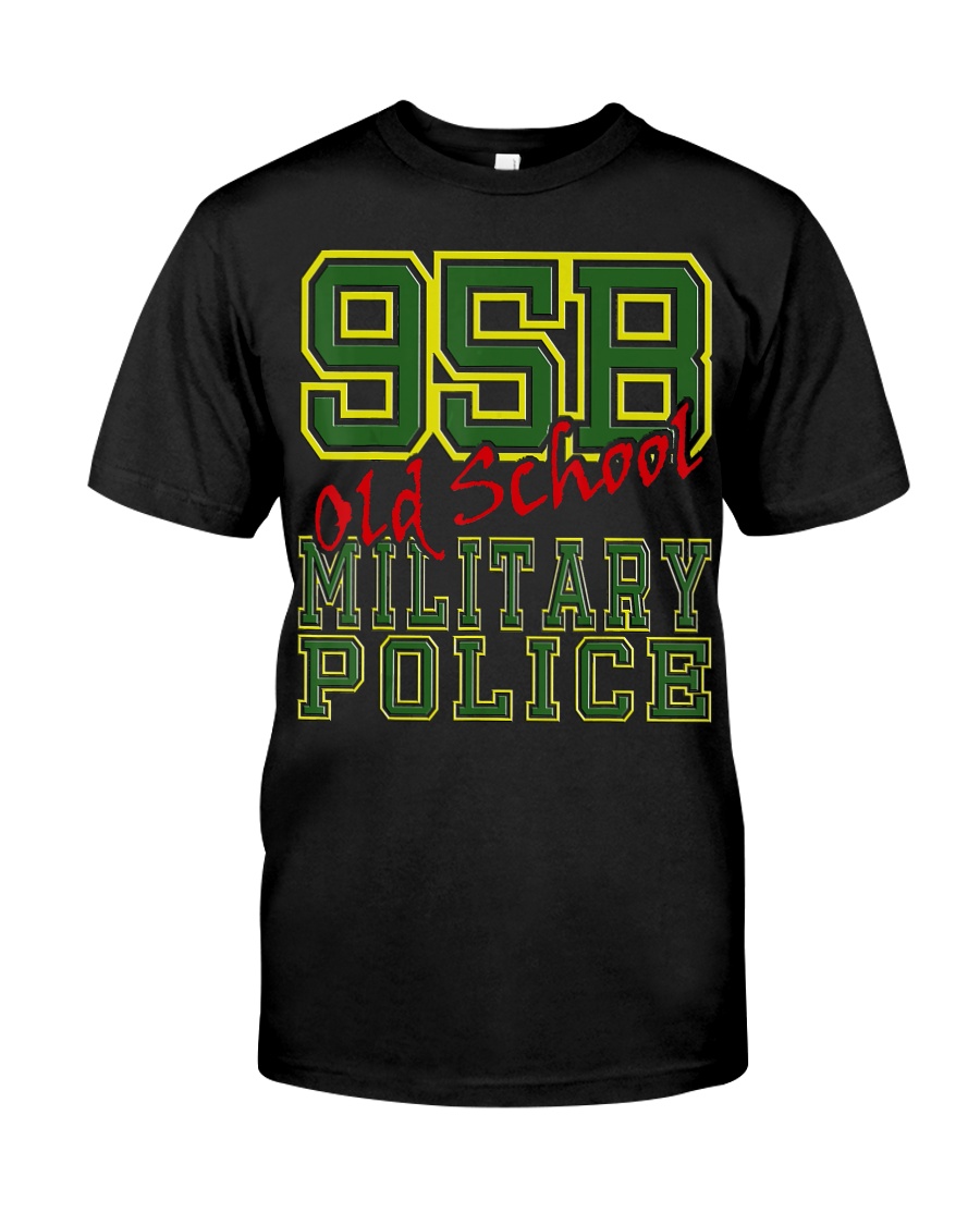 95B Old School Military Po Classic T-Shirt