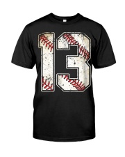 13 Baseball Jersey Number 13 Re Premium Fit Mens Tee thumbnail