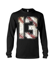 13 Baseball Jersey Number 13 Re Long Sleeve Tee thumbnail