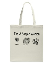 I'm a simple Woman Tote Bag thumbnail
