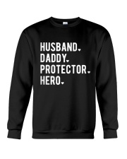 Husband Daddy Protector Hero Crewneck Sweatshirt thumbnail