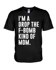 F Bomb Mom V-Neck T-Shirt thumbnail