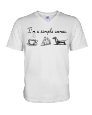 I'm a simple Woman V-Neck T-Shirt thumbnail