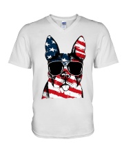 4th July V-Neck T-Shirt thumbnail