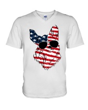 4th July V-Neck T-Shirt thumbnail