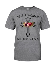 Just A Woman Who Loves Jesus Classic T-Shirt thumbnail