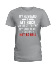My Husband is Hot as Hell Ladies T-Shirt front