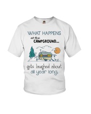 What happens at the Campground Youth T-Shirt thumbnail