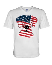 4th July V-Neck T-Shirt thumbnail