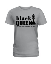 Black Queen The Most Powerful Piece Ladies T-Shirt front