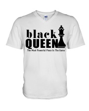 Black Queen The Most Powerful Piece V-Neck T-Shirt thumbnail