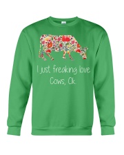 I Just Freaking Love Cows Crewneck Sweatshirt thumbnail