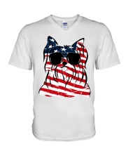4th July V-Neck T-Shirt thumbnail