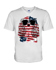 4th July V-Neck T-Shirt thumbnail