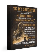 I Believe In You - Amazing Gift For Daughter 11x14 Gallery Wrapped Canvas Prints front